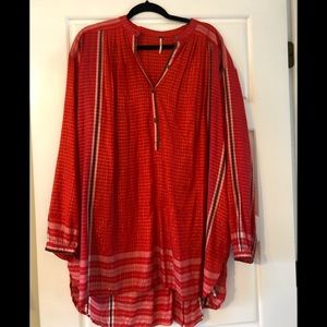Free People Gold Stitched Tunic